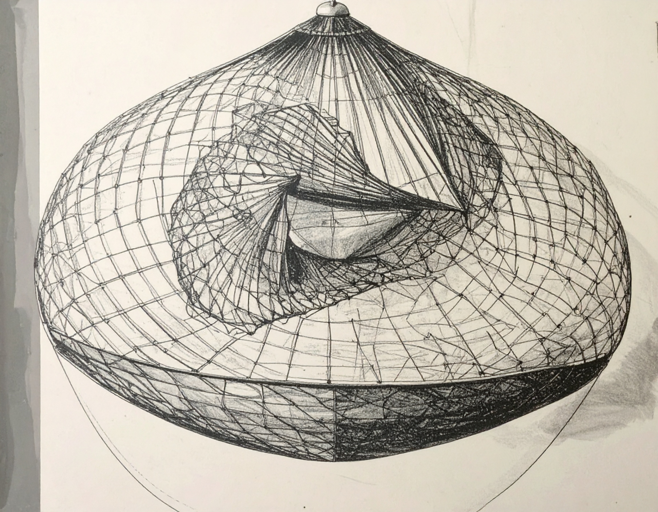 Ruth Asawa inspired wire sculpture